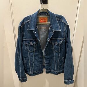 Levi's Dark Blue Denim Trucker Jacket